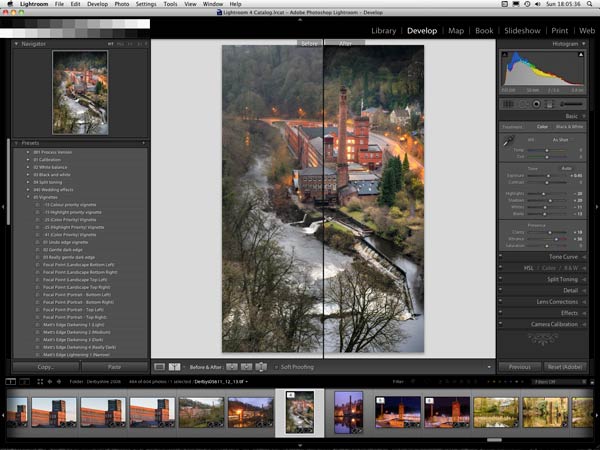 Training in Adobe Lightroom in Chesterfield and Derbyshire